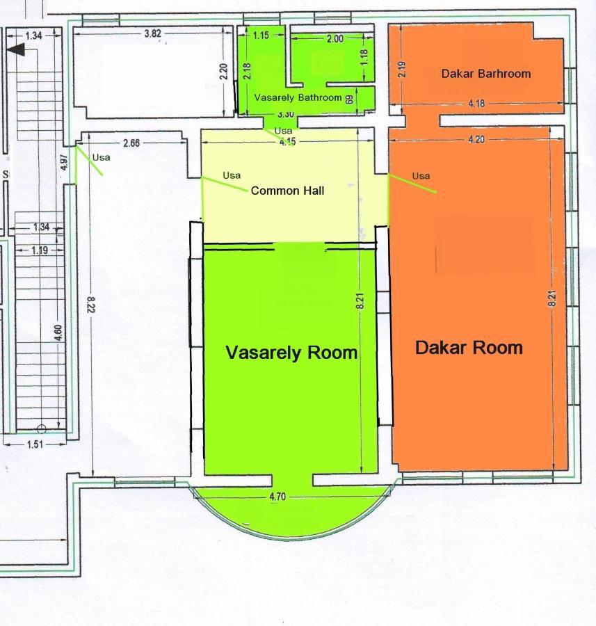Vasarely Luxury Flat Apartment Сату Маре Екстериор снимка